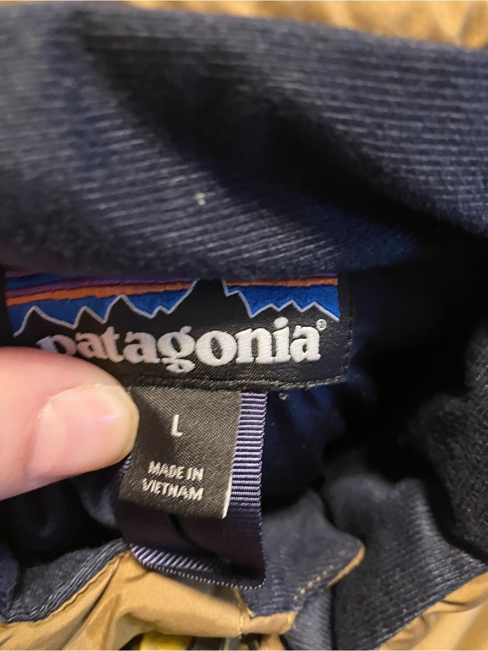 Patagonia Down Puffer Jacket - Mustard - Picture 4 of 5